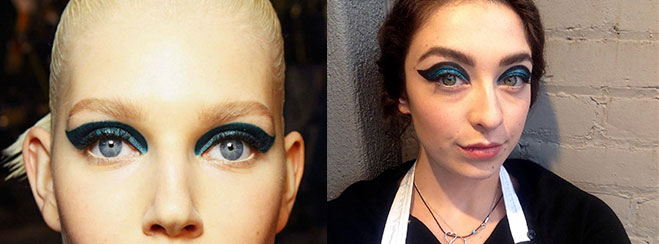 Eye Makeup Samples Side by Side